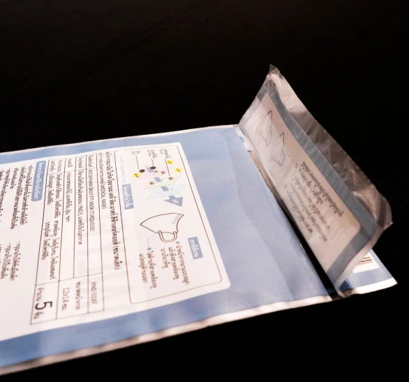 Manufacturers Direct High Quality Custom LDPE Plastic Bag N95 Medical Surgical Face Mask Packaging Bag Heat Sealing Packaging (2)